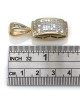 Diamond Drop Pendant in Gold